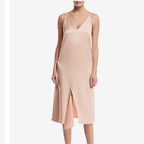 Tibi Dresses & Skirts - Tibi Celestial Sleeveless Slip Dress Rose